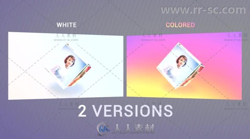 创意动感三维立方体照片展示产品宣传视频包装AE模板Videohive Instagram Promo Cub...