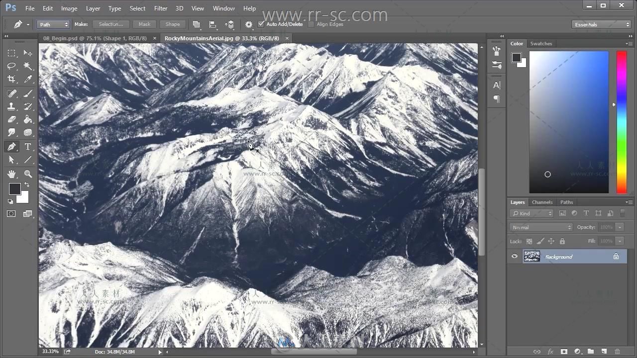 Photoshop创建引人注目的网页设计视频教程