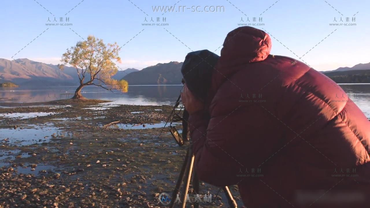 大师在新西兰的瓦纳卡湖摄影视频教程