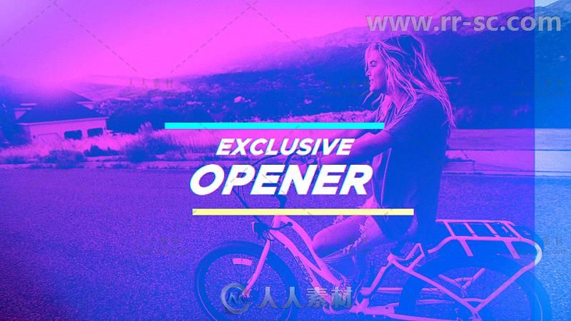 美丽时尚动感梦幻光斑夏季旅行宣传片视频包装AE模板Videohive  Traveler Opener 2...