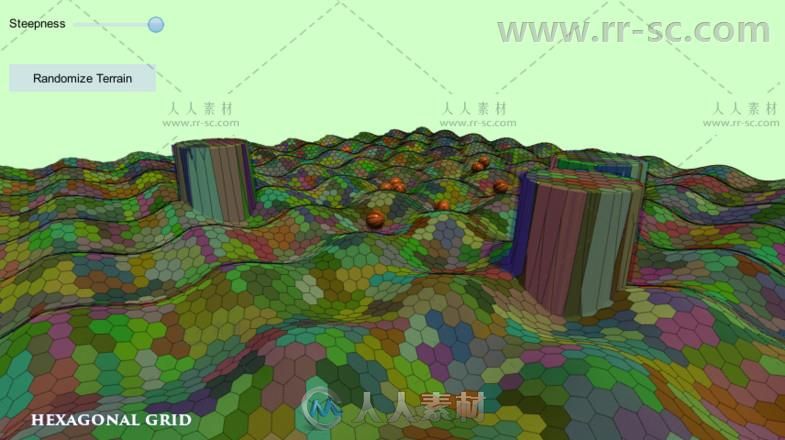 先进的地形网格系统编辑器扩充Unity游戏素材资源