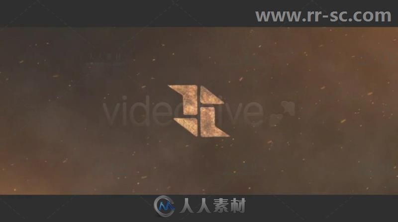 史诗火焰烟雾标志展示消散Logo演绎AE模板 Videohive Heaven and Hell 3945043