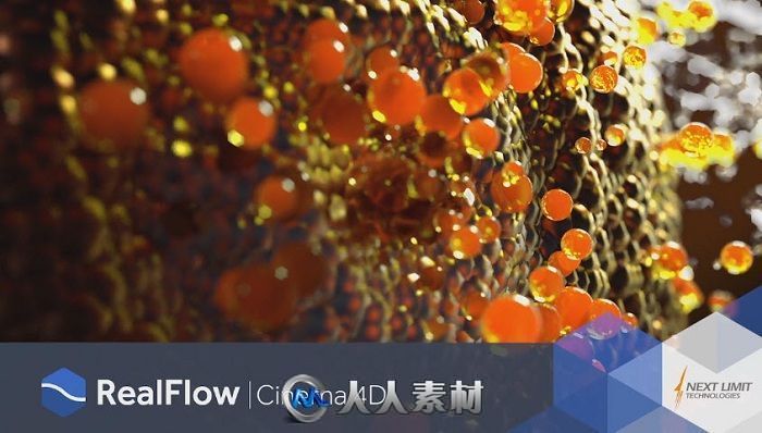 RealFlow流体动力学模拟C4D插件V2.0.1版 NEXTLIMIT REALFLOW CINEMA 4D 2.0.1 WIN MAC