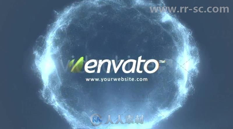 粒子环绕爆炸标志显示Logo演绎AE模板Videohive Particles Explosion Logo Reveal ...