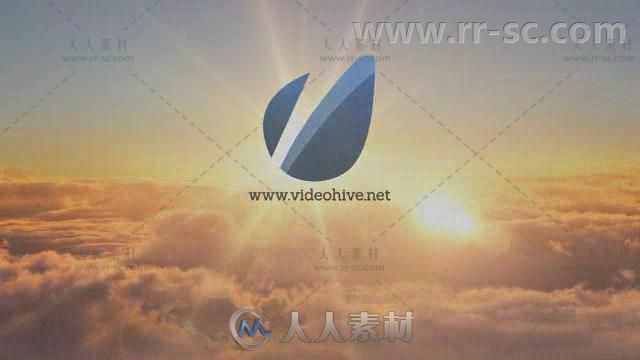 史诗三维天空碎片汇聚标志展示Logo演绎AE模板Videohive Epic Sky Logo Reveal 850...