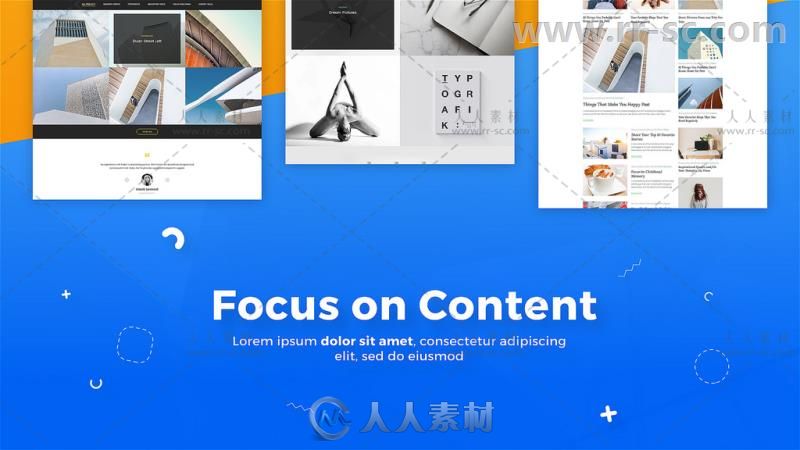 清新干净的电子商务网站介绍宣传视频包装AE模板 Videohive Digital Agency / Star...