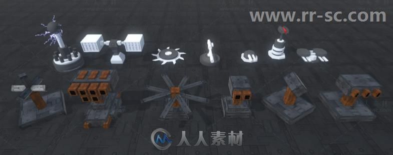 自定义炮塔系统脚本Unity游戏素材资源