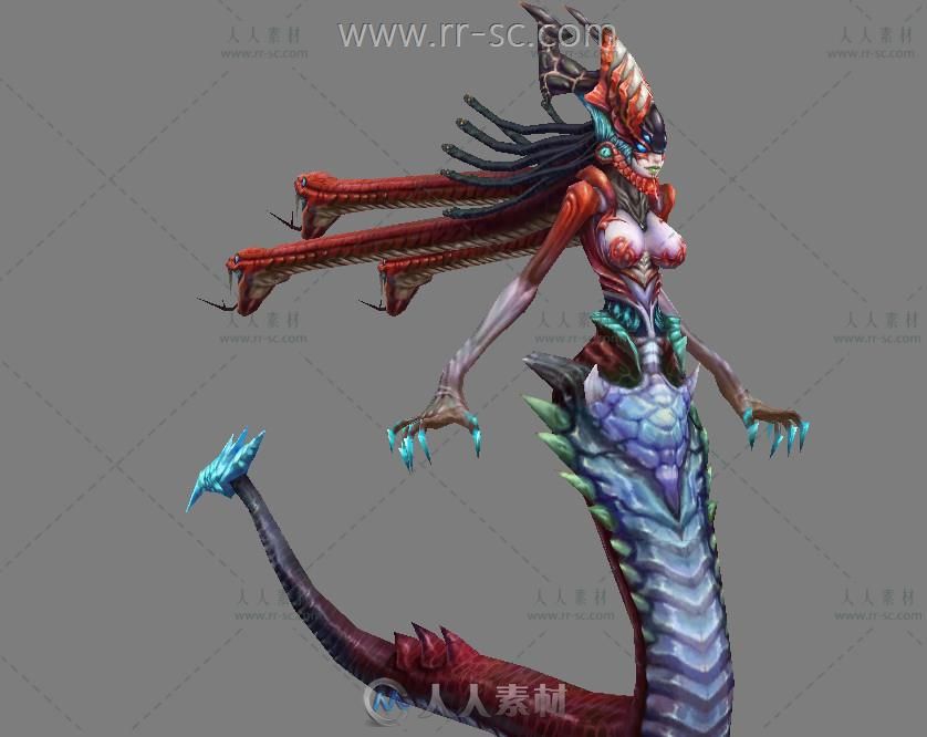 魔幻美杜莎3D模型