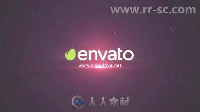 美丽优雅星空粒子展示标志Logo演绎AE模板 Videohive Cosmos Logo Reveal 20191320