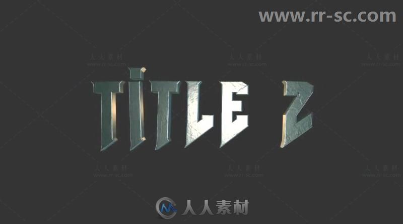 史诗钢铁质感影视标题动画展示幻灯片AE模板 Videohive Cinematic Title 2 18589792