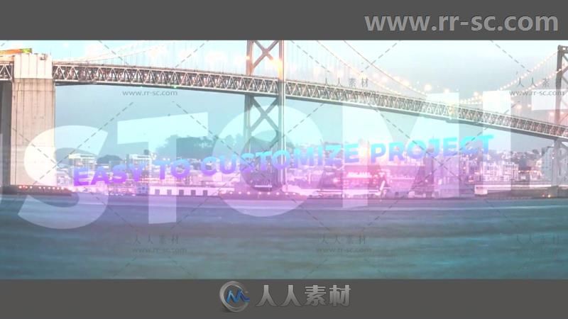 创意图形组合图文展示幻灯片AE模板 Videohive Inspiring Opener 20439407