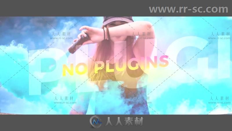 创意图形组合图文展示幻灯片AE模板 Videohive Inspiring Opener 20439407