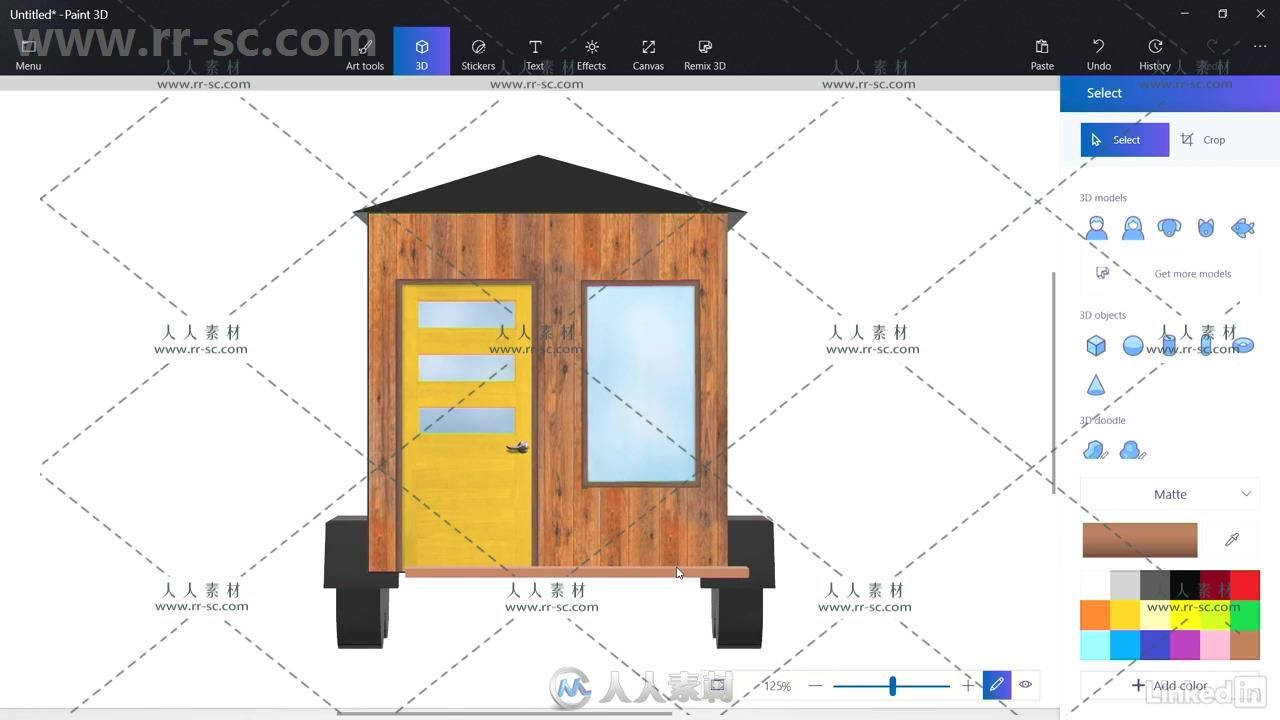 Microsoft Paint 3D三维绘图基础训练视频教程 Learning Microsoft Paint 3D