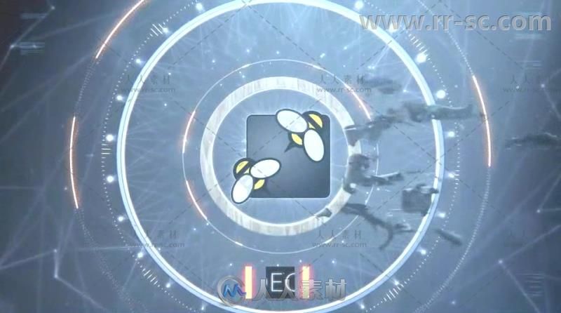 炫酷史诗科技感故障效果标志展示Logo演绎AE模板  Videohive Epic Glitch Logo 156...