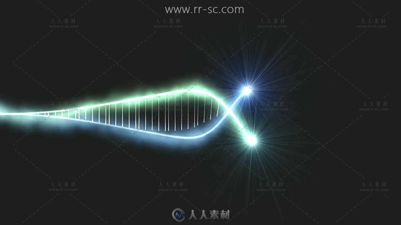 两个光效光速前行连接舞动的动感视频素材