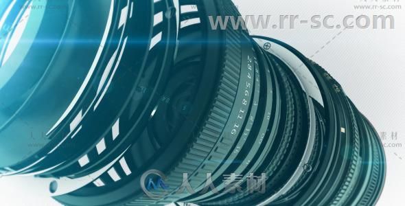 三维摄像机镜头展示标志Logo演绎AE模板 Videohive Camera Logo 4656920