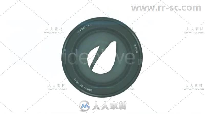 三维摄像机镜头展示标志Logo演绎AE模板 Videohive Camera Logo 4656920