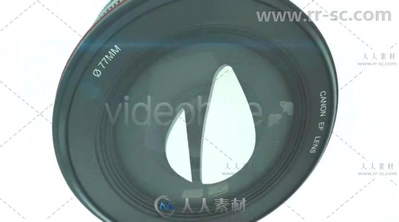 三维摄像机镜头展示标志Logo演绎AE模板 Videohive Camera Logo 4656920