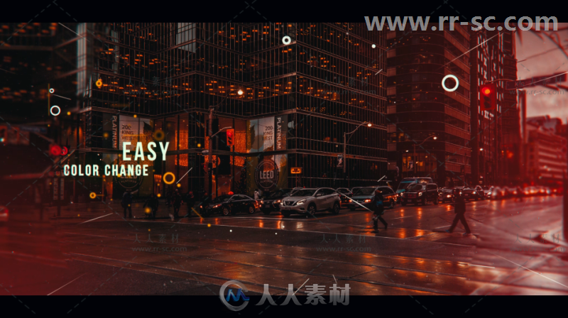 美丽优雅的光晕照片展示幻灯片相册动画AE模板 Videohive Futuristic Slideshow 19...