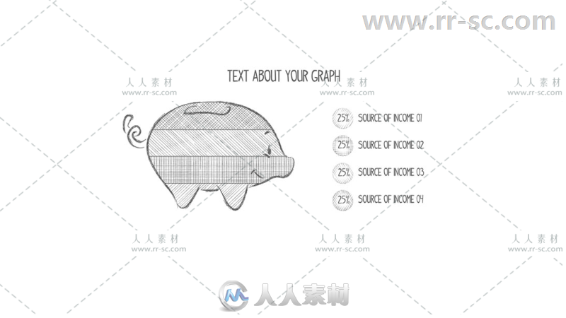 独特的创意手绘数据图表动画工具包展示AE模板 Videohive Handy - Infographics To...