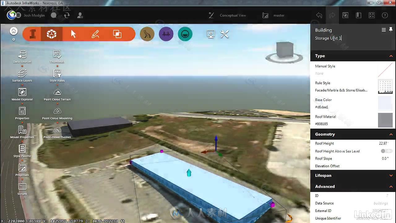 InfraWorks 360基础入门训练视频教程 InfraWorks 360 Essential Training 2017