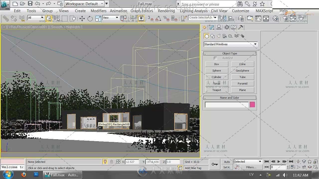 3ds Max4个季节室外渲染视频教程