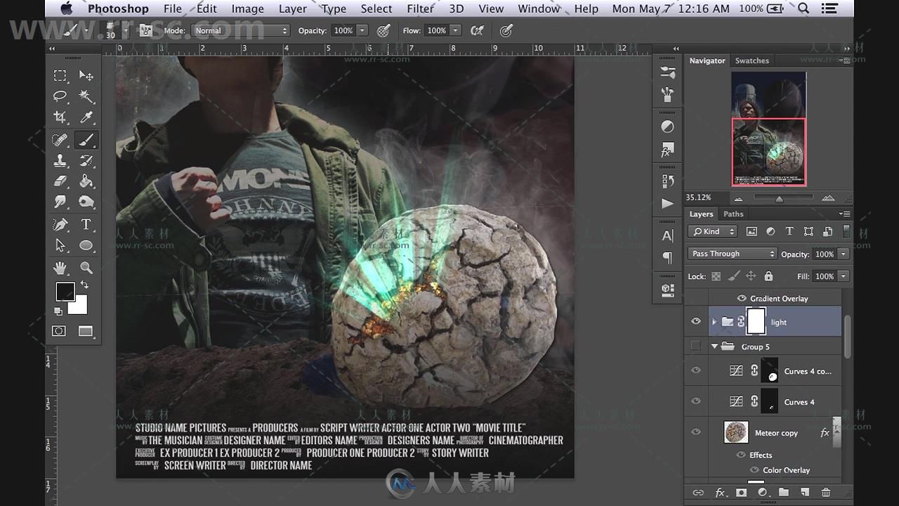 PS电影海报设计实例训练视频教程 Udemy Making Killer Images in Photoshop that W...