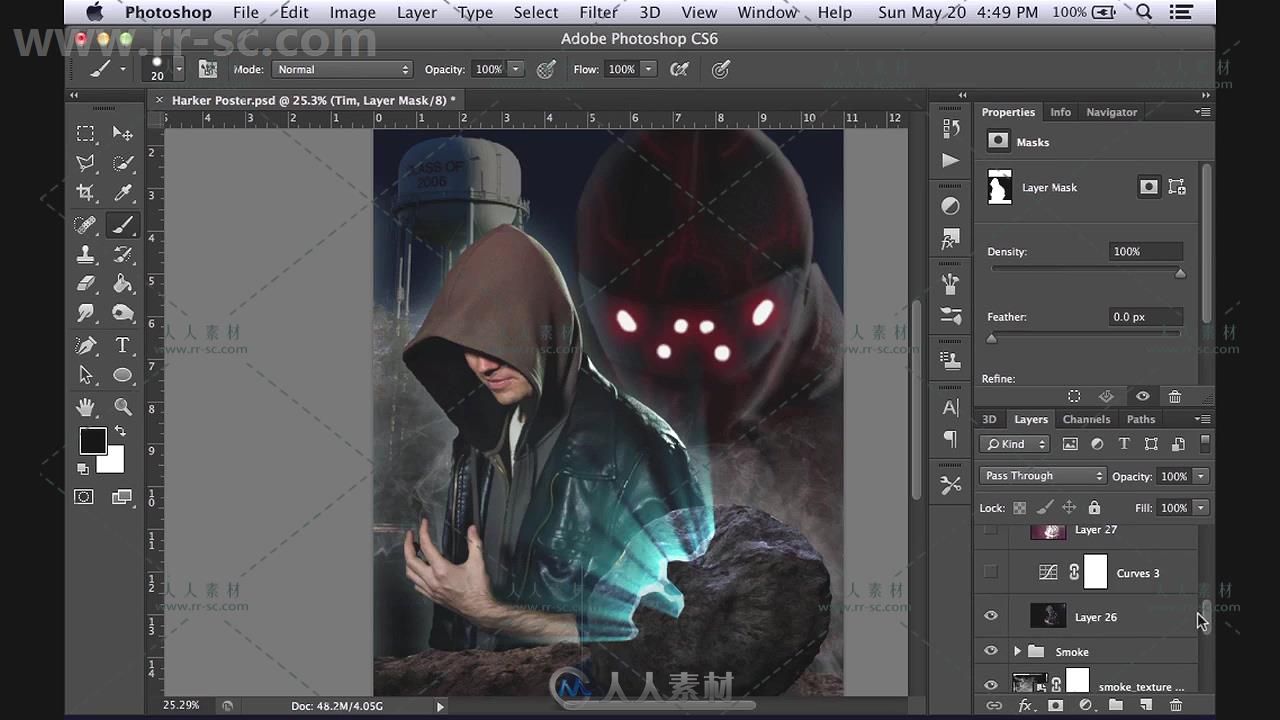 PS电影海报设计实例训练视频教程 Udemy Making Killer Images in Photoshop that W...