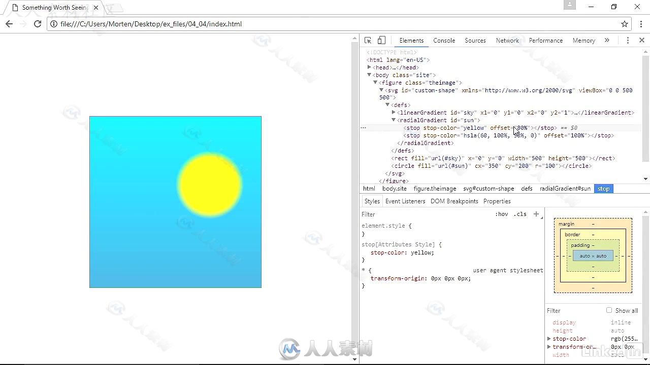 SVG矢量图形核心技术学习训练视频教程 Learning SVG