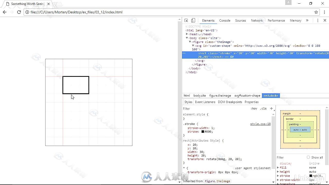 SVG矢量图形核心技术学习训练视频教程 Learning SVG