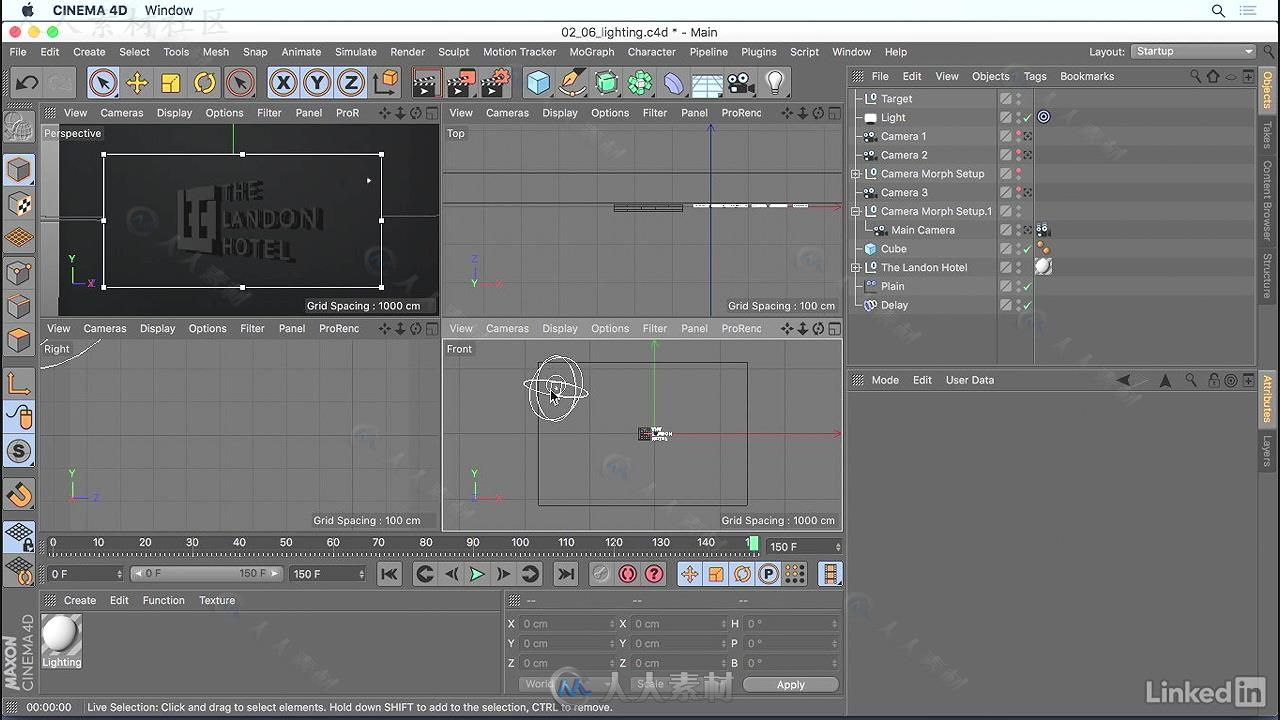 C4D R19基础入门训练视频教程 Learning Cinema 4D R19