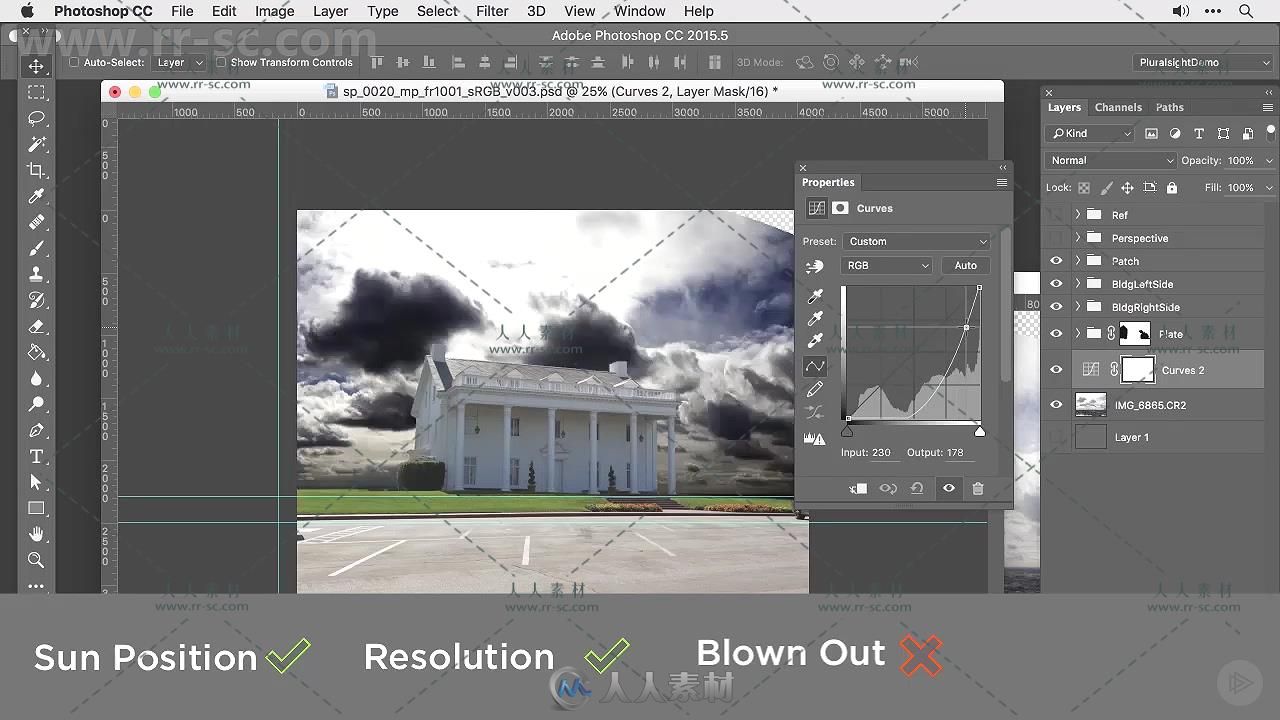 PS与NukeX数字绘景合成技术视频教程 PLURALSIGHT MATTE PAINTING BASICS AND THE S...