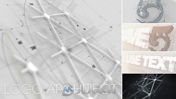 简洁大方科技感标志展示Logo演绎AE模板  Videohive Logo 12072642