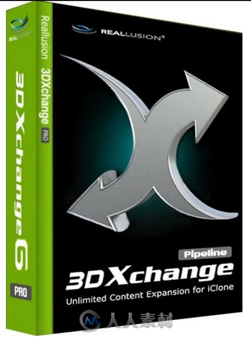 Reallusion iClone 3DXchange模型编辑转换软件V7.02.0829.1版 REALLUSION ICLONE 3...