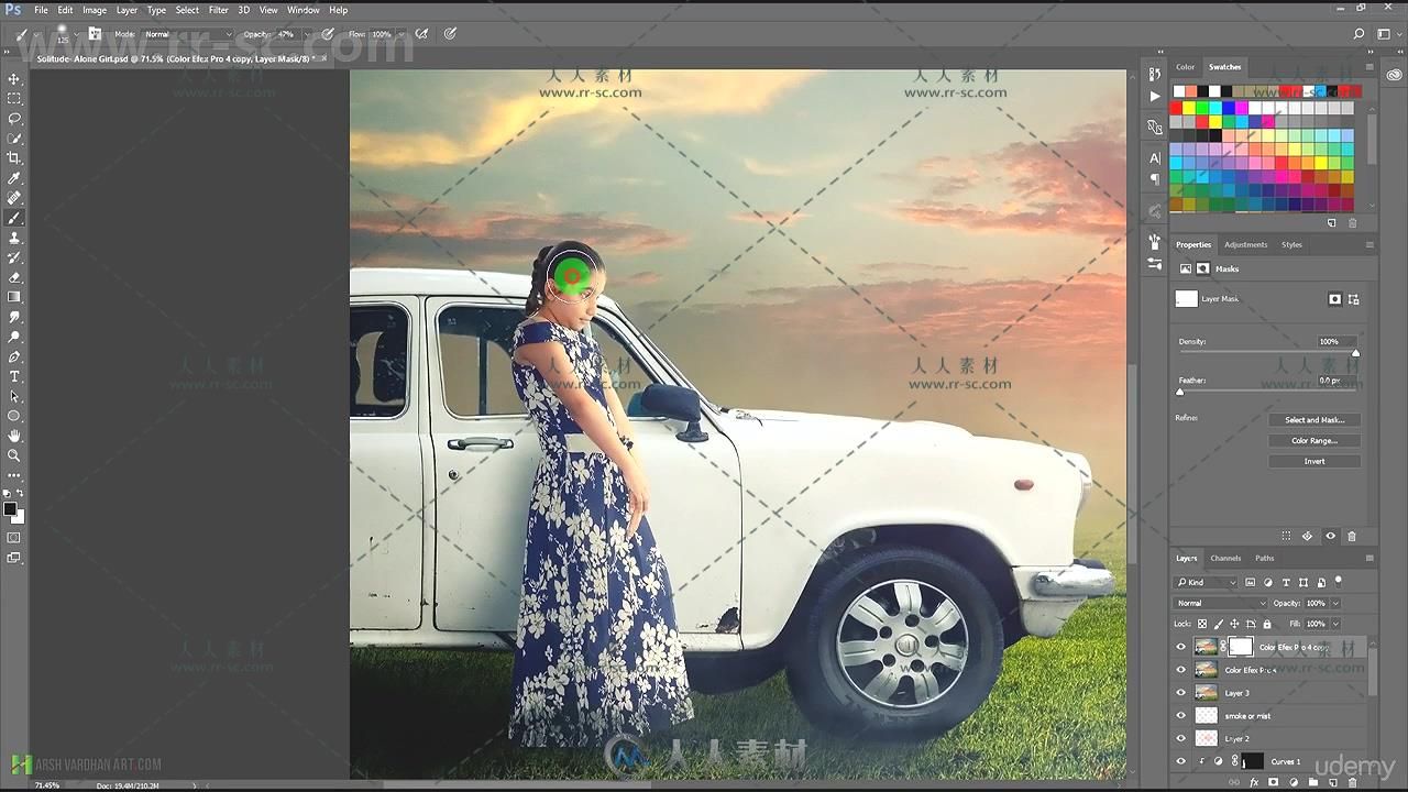 PS女孩艺术照合成技术视频教程 UDEMY LEARN DIGITAL ART PHOTO MANIPULATION IN PH...