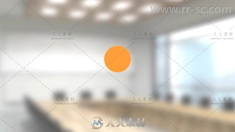 简洁的水滴圆环散开标志展示Logo演绎AE模板Videohive Water Circles Logo Reveal ...