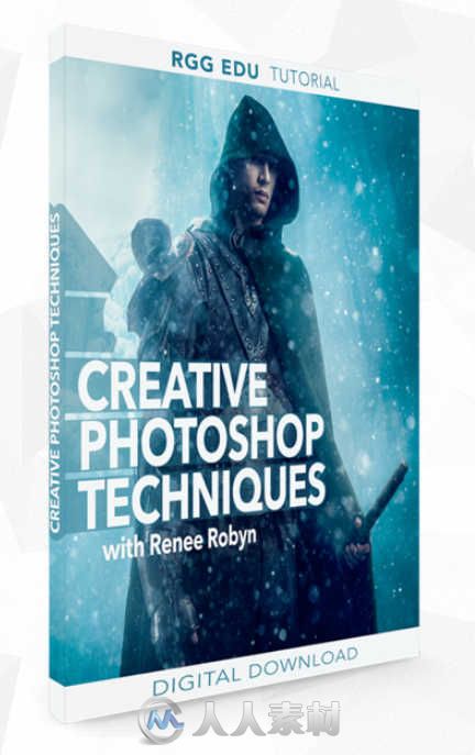 PS冰雪战士创意后期合成制作视频教程 RGGEDU CREATIVE PHOTOSHOP TECHNIQUES WITH ...