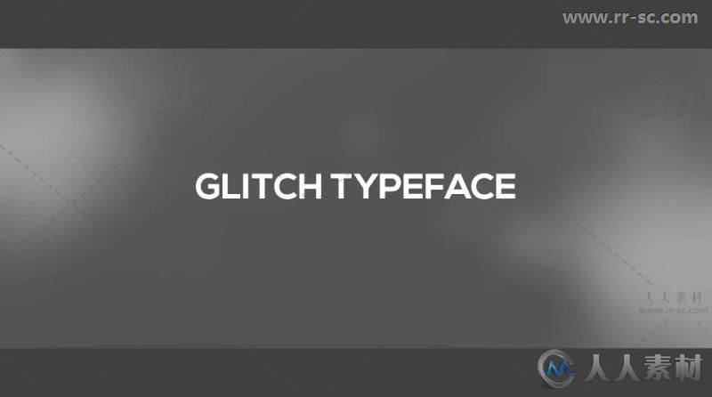 现代科技感最小迷你毛刺标题动画展示AE模版 Videohive Minimal Modern Glitch Tit...