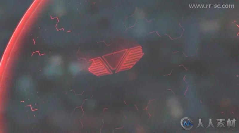 震撼未来科技能源发射冲击波标志展示Logo演绎AE模板 Videohive Futuristic Ener...