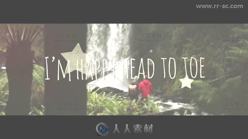 现代手绘歌词模板动画照片幻灯片AE模版 Videohive Lyrics Templates (3 Versions)...