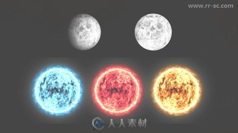 美丽梦幻神秘的宇宙银河系行星展示AE模版 Videohive Solar System Massive K...