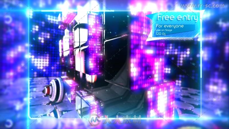 时尚动感多彩能量展示派对开场视频推广AE模版 Videohive Energy Event Promo 2031...