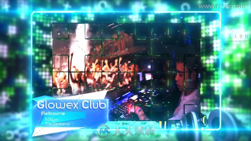 时尚动感多彩能量展示派对开场视频推广AE模版 Videohive Energy Event Promo 2031...