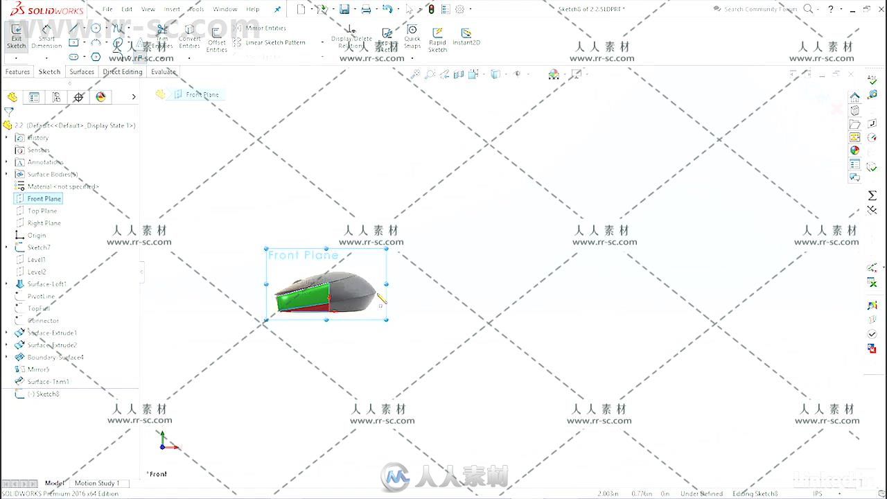 Solidworks表面处理高级技术视频教程 Cert Prep SOLIDWORKS Surfacing