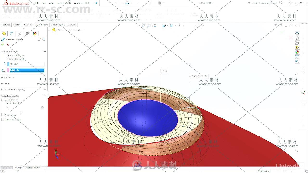 Solidworks表面处理高级技术视频教程 Cert Prep SOLIDWORKS Surfacing