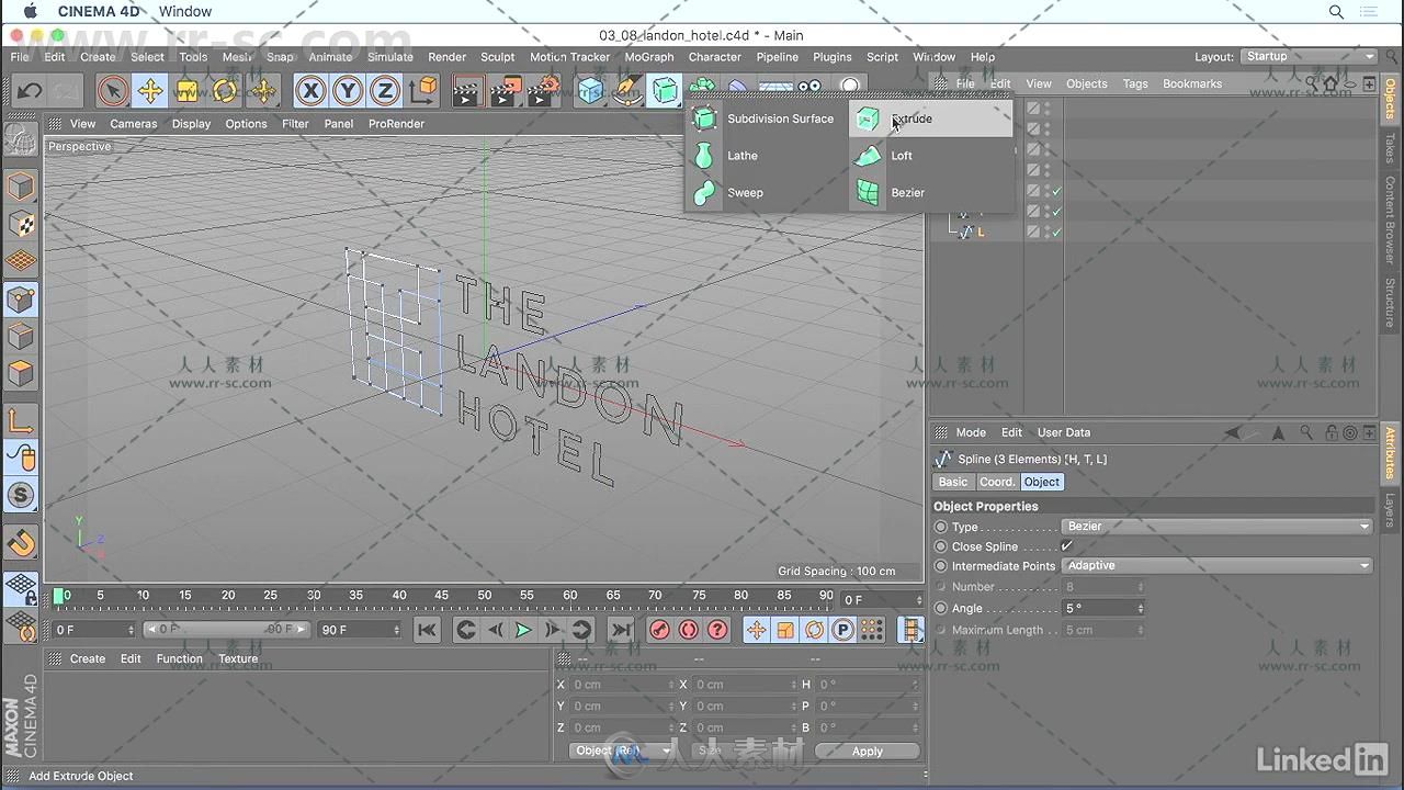 C4D R19运动图形动画基础核心训练视频教程 Cinema 4D R19 Essential Training Moti...