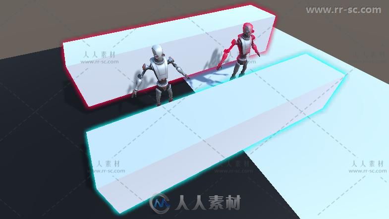 突出显示对象的轮廓发光系统特效脚本Unity素材资源