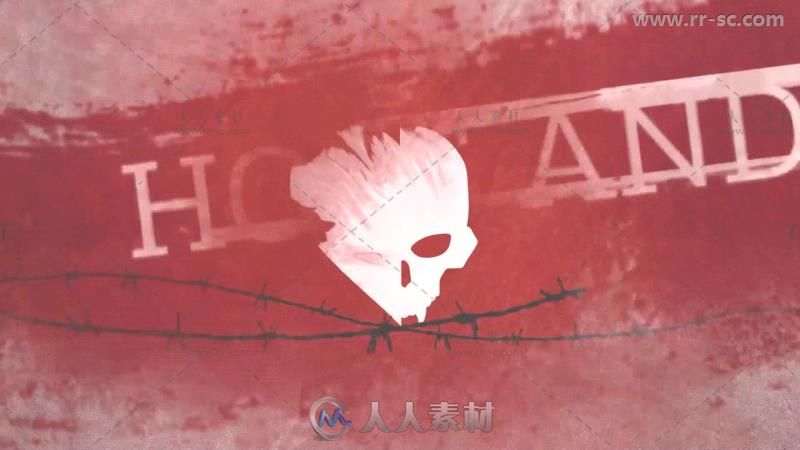 恐怖世界大战军事节目开场视频标题展示AE模板 Videohive War Titles Sequence 10...