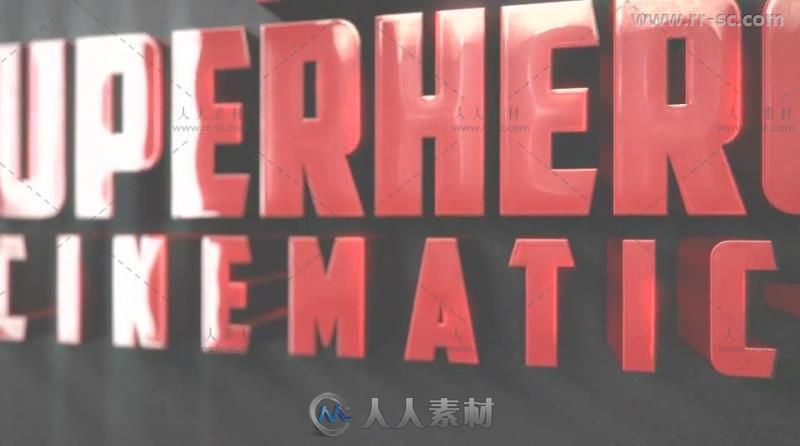 大气史诗电影预告片3D标志展示Logo演绎AE模板 Videohive Majestic Cinematic 3D L...