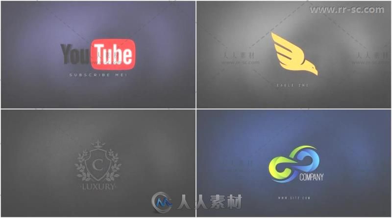 大气史诗电影预告片3D标志展示Logo演绎AE模板 Videohive Majestic Cinematic 3D L...